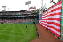 Airmen take part in pre-game activities