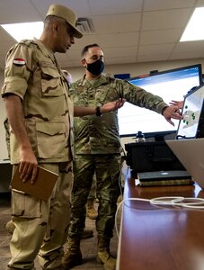 Members of Egypt’s Air Force made a trip to the 149th Fighter Wing at Joint Base San Antonio-Lackland Sept. 26