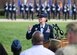 U.S. Air Force Col. Cat Logan, incoming commander of Joint Base Anacostia-Bolling and the 11th Wing, makes her remarks during a change of command ceremony at JBAB, Washington, D.C., Sept. 28, 2021. Logan took command from Col. Mike Zuhlsdorf, making her the first female commander of JBAB and the 11th Wing and the second commander of the wing at JBAB since the Air Force wing took authority of the installation during the Department of Defense’s first-ever joint base service lead transfer in 2020. (U.S. Air Force photo by Staff Sgt. Kayla White)