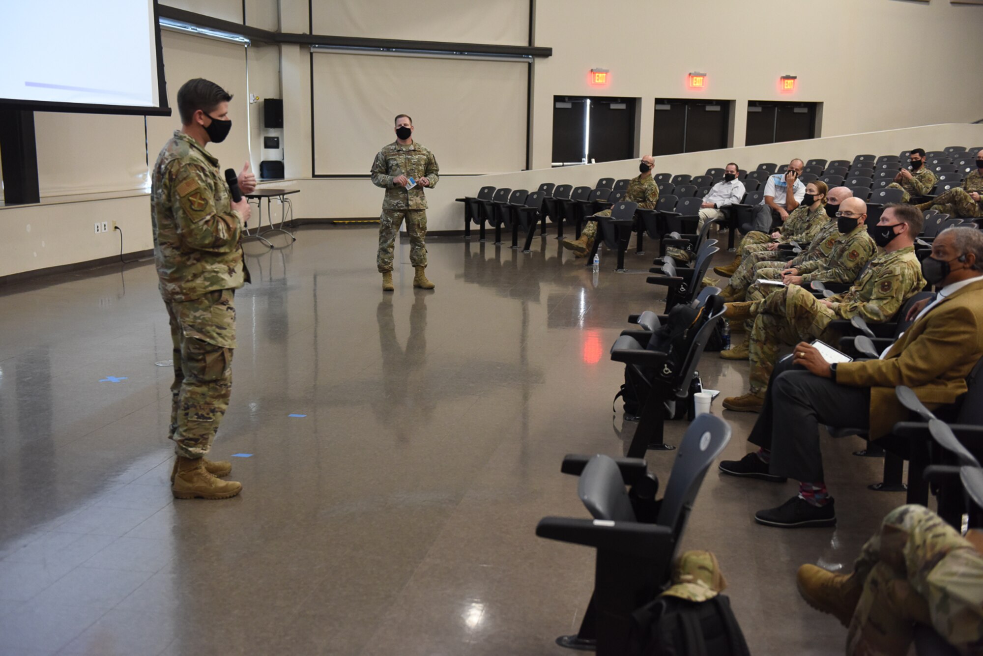 37th TRW commander addresses conference attendees
