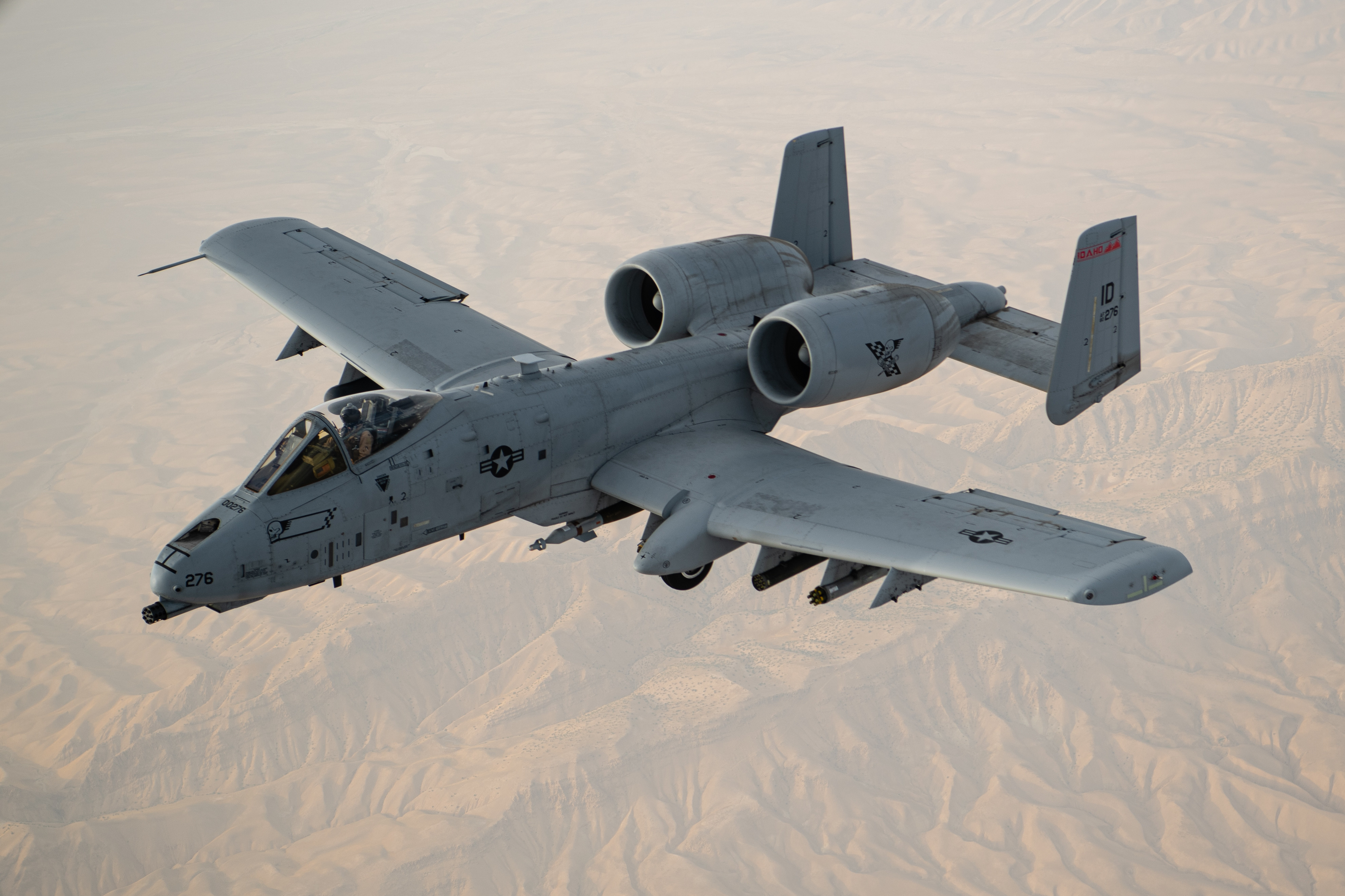 A 10C Thunderbolt II Air Force Fact Sheet Display