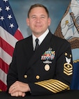 Official photo of FORCM Jeffery A. Barnes, force master chief, Navy Expeditionary Combat Command.