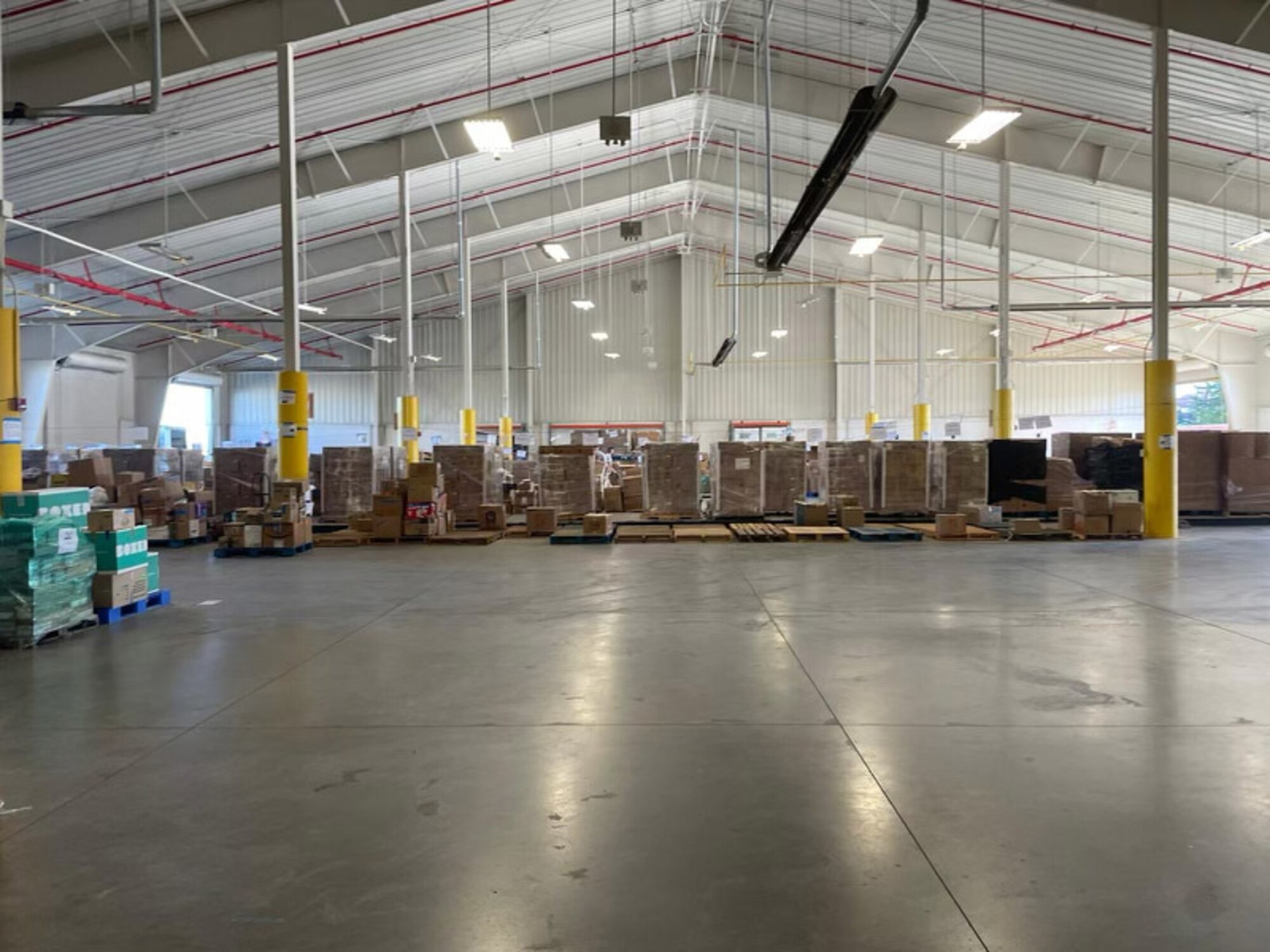 Members with the Seymour Johnson Air Force Base Logistics Readiness Squadron teamed with local businesses to gather supplies in support of Operation Allies Welcome.