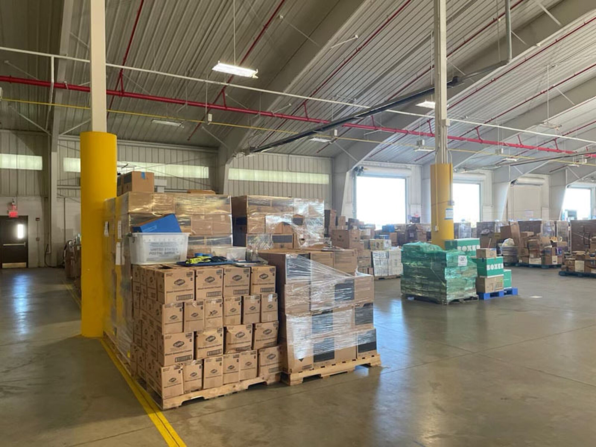 Members with the Seymour Johnson Air Force Base Logistics Readiness Squadron teamed with local businesses to gather supplies in support of Operation Allies Welcome.