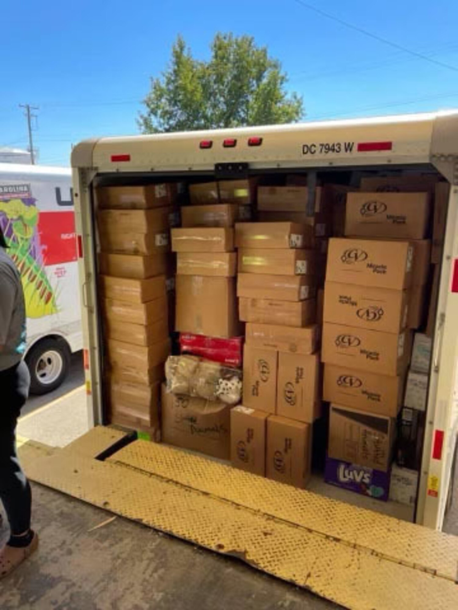 Members with the Seymour Johnson Air Force Base Logistics Readiness Squadron teamed with local businesses to gather supplies in support of Operation Allies Welcome.