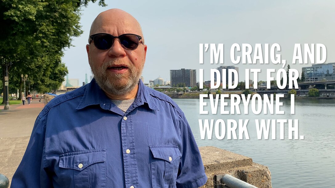 Some human interaction is impossible to replicate in a virtual world. That's a major hurdle when your job depends on relationships. Craig did it to return to the workplace…safely.