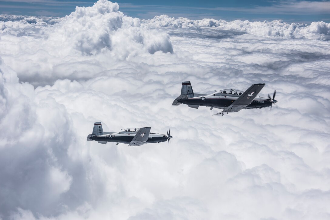 Texan II practice advanced aerial maneuvers