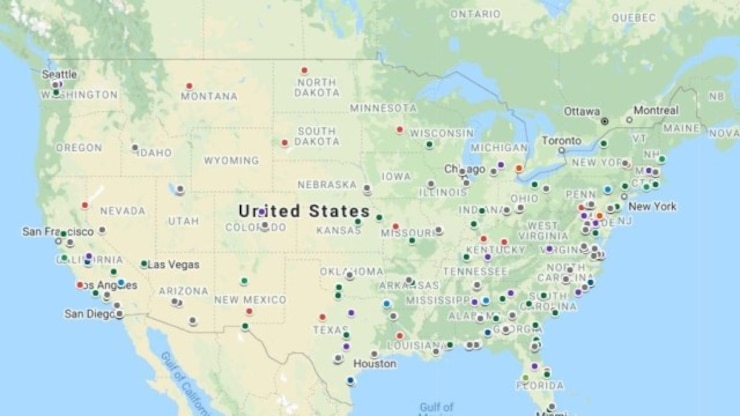 Map of DLA Locations