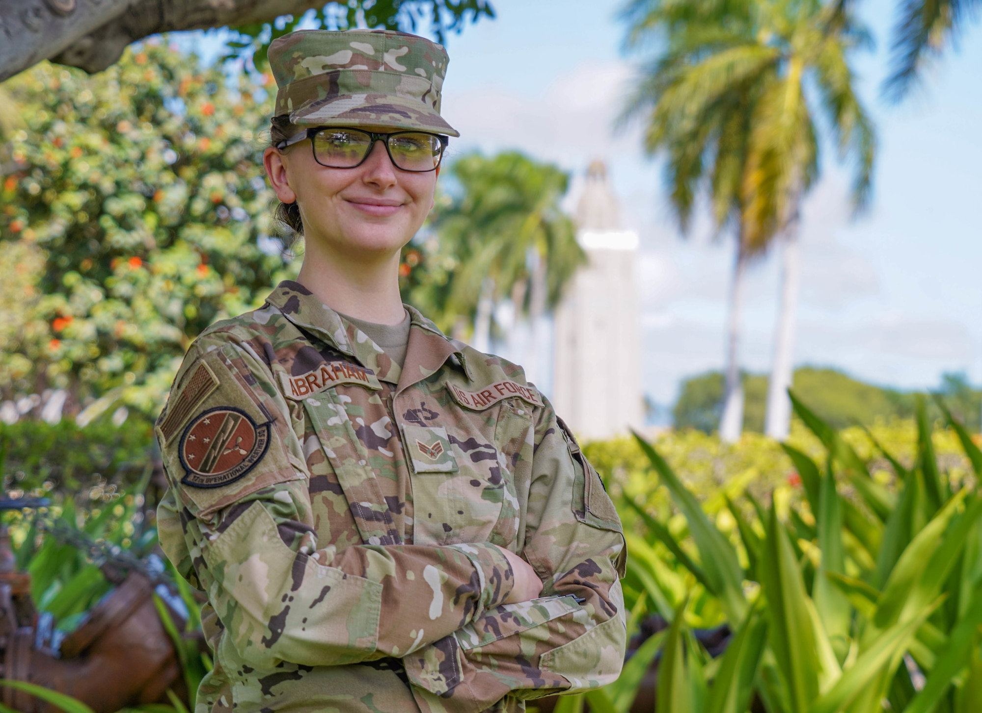 Senior Airman Shea Abraham, Joint Typhoon Warning Center weather journeyman, shares her story of how she started advocating for suicide prevention awareness at Joint Base Pearl Harbor-Hickam, Hawaii, Sept. 28, 2021. Abraham lost four friends to suicide within a span of 17 months and now shares her story to inspire others.