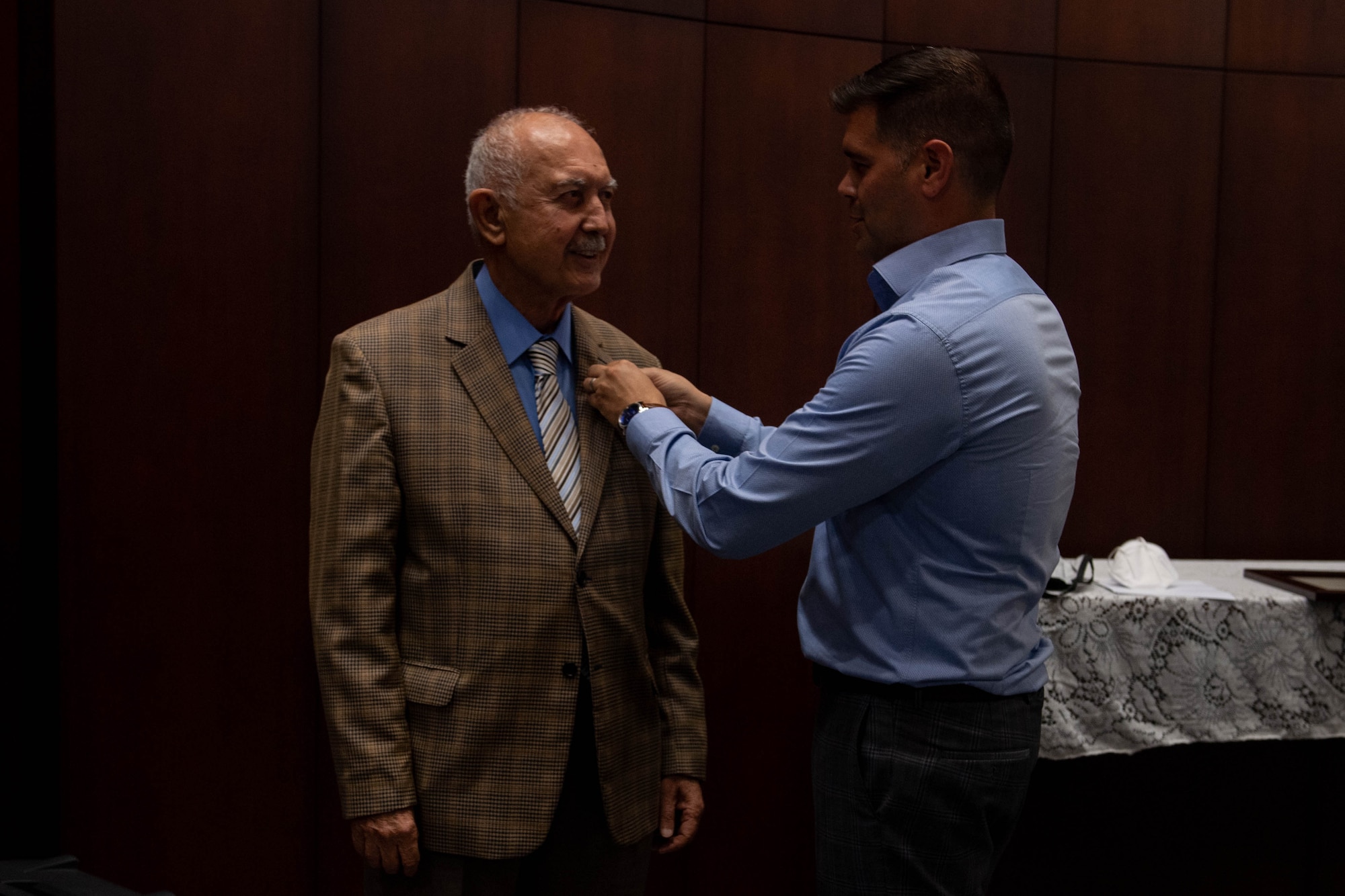 Mehmet Nur Tanisik, 717th Air Base Squadron host nation attorney advisor is celebrated for his 40 years of service.