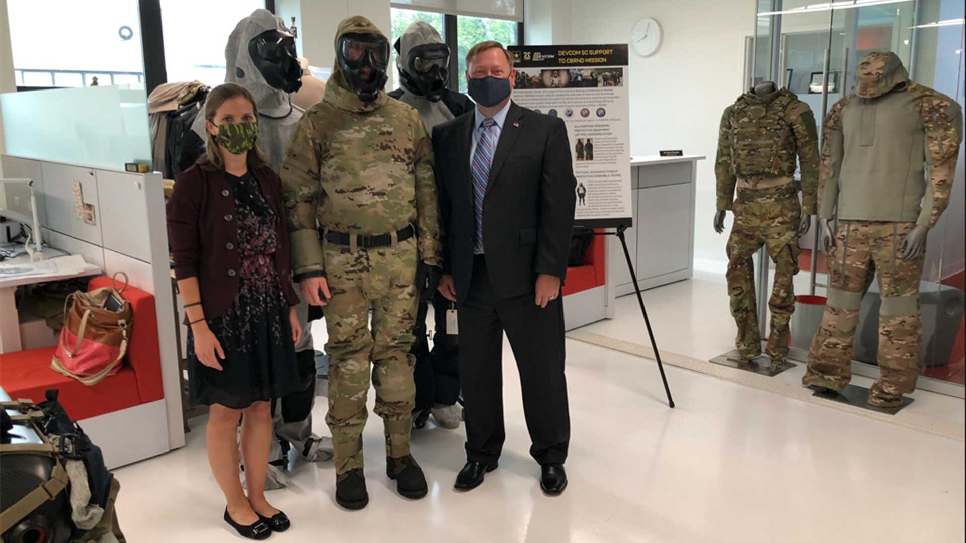 Defense Threat Reduction Agency's  Dr. Ron Hann, Acting Director of DTRA's R&D Directorate visited the U.S. Army Combat Capabilities Development Command (DEVCOM) Soldier Center