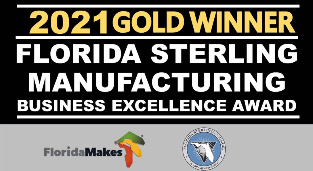 210703-N-N0216-001 

JACKSONVILLE, Fla. (June 23, 2021) Fleet Readiness Center Southeast (FRCSE) won the Florida Sterling Manufacturing Business (SMBE) Excellence Gold Award. Winners were announced during the MakeMore Manufacturing Summit on June 23. The finalist list included 20 organizations out of 140 who competed from around the state.