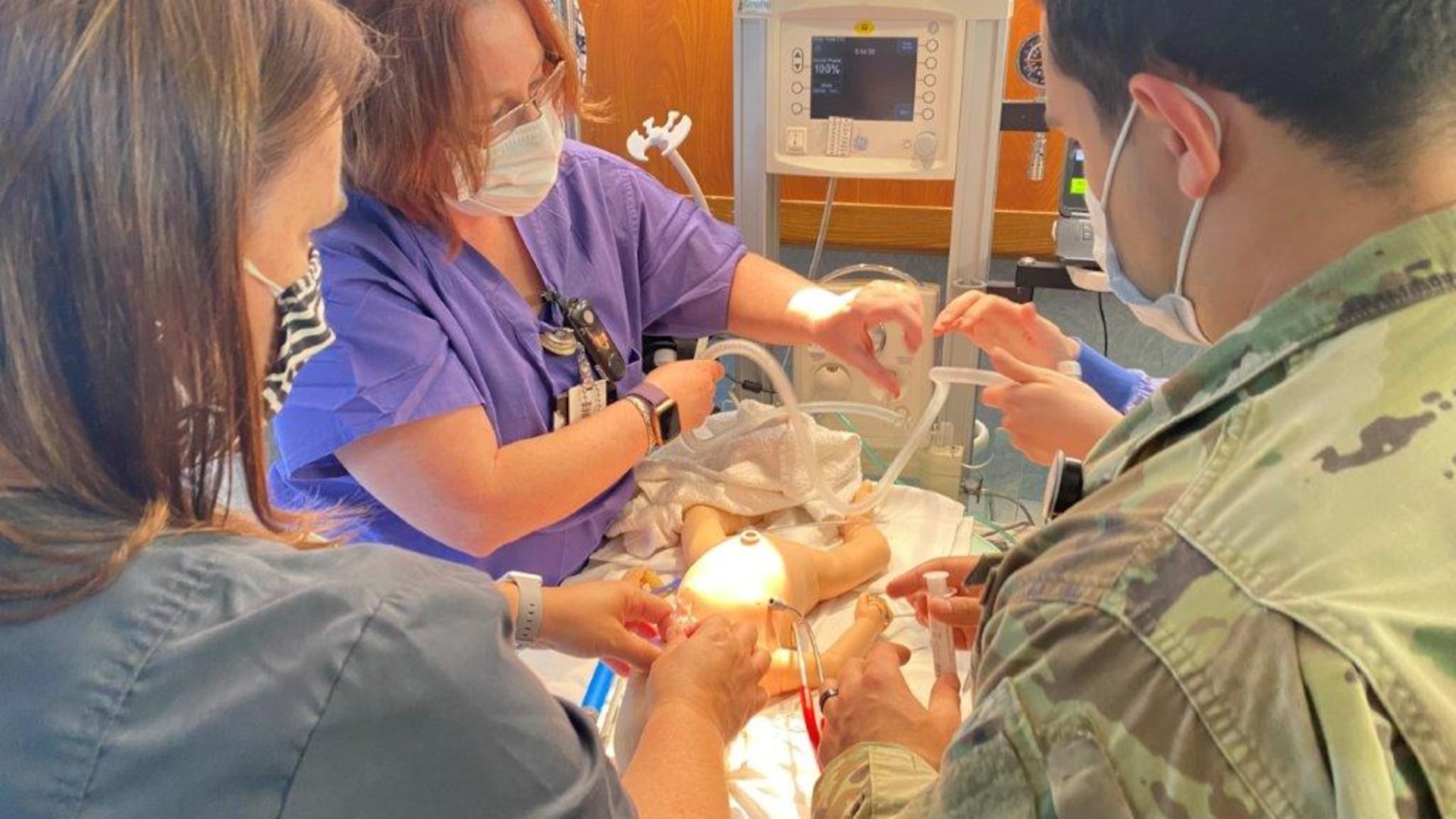 BACH nurses train neonatal resuscitation for certification