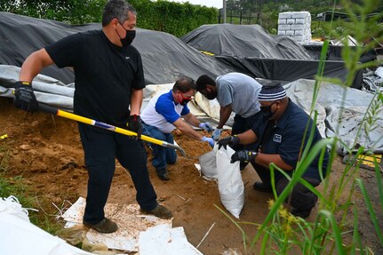 Team JBAB Protects Base Against Hurricane Ida Flooding