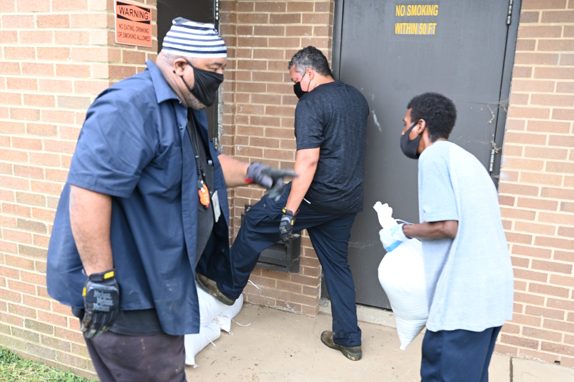 Team JBAB Protects Base Against Hurricane Ida Flooding