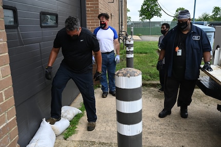 Team JBAB Protects Base Against Hurricane Ida Flooding