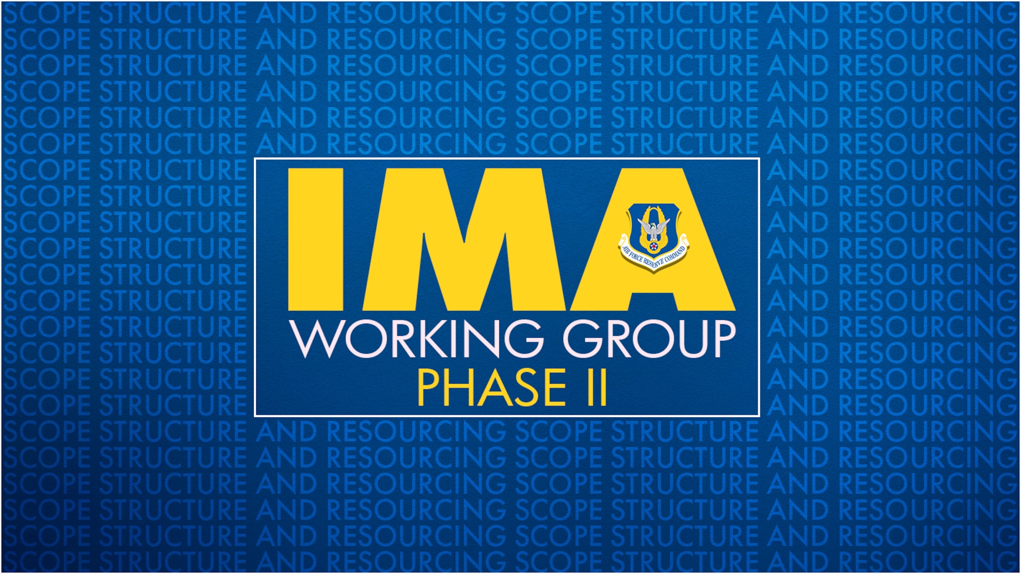 IMA Working group phase II