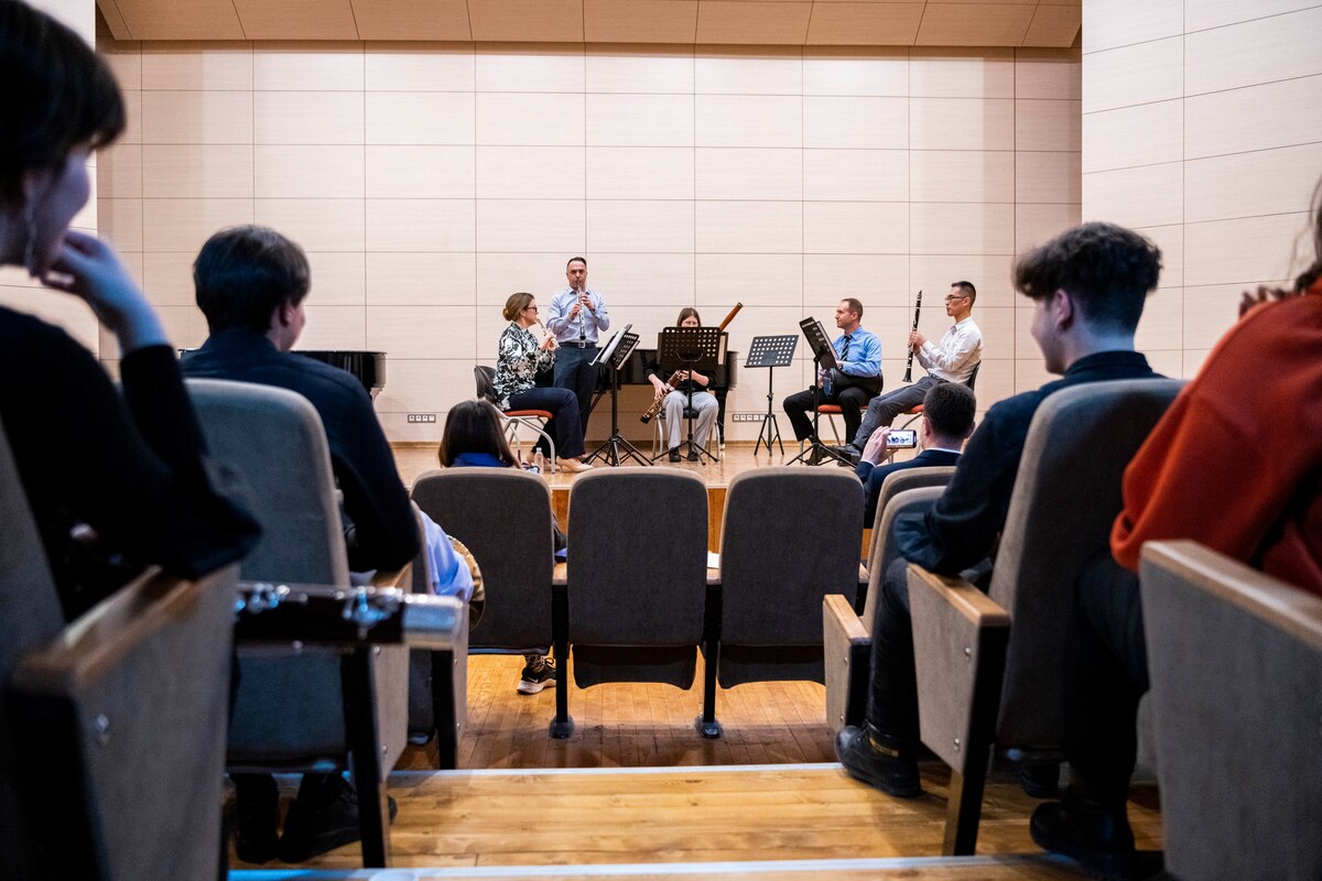 Winds Aloft USAFE Woodwind Quintet engages with Ankara community