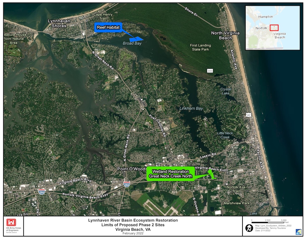 Lynnhaven River Ecosystem Project: Phase 2 sites