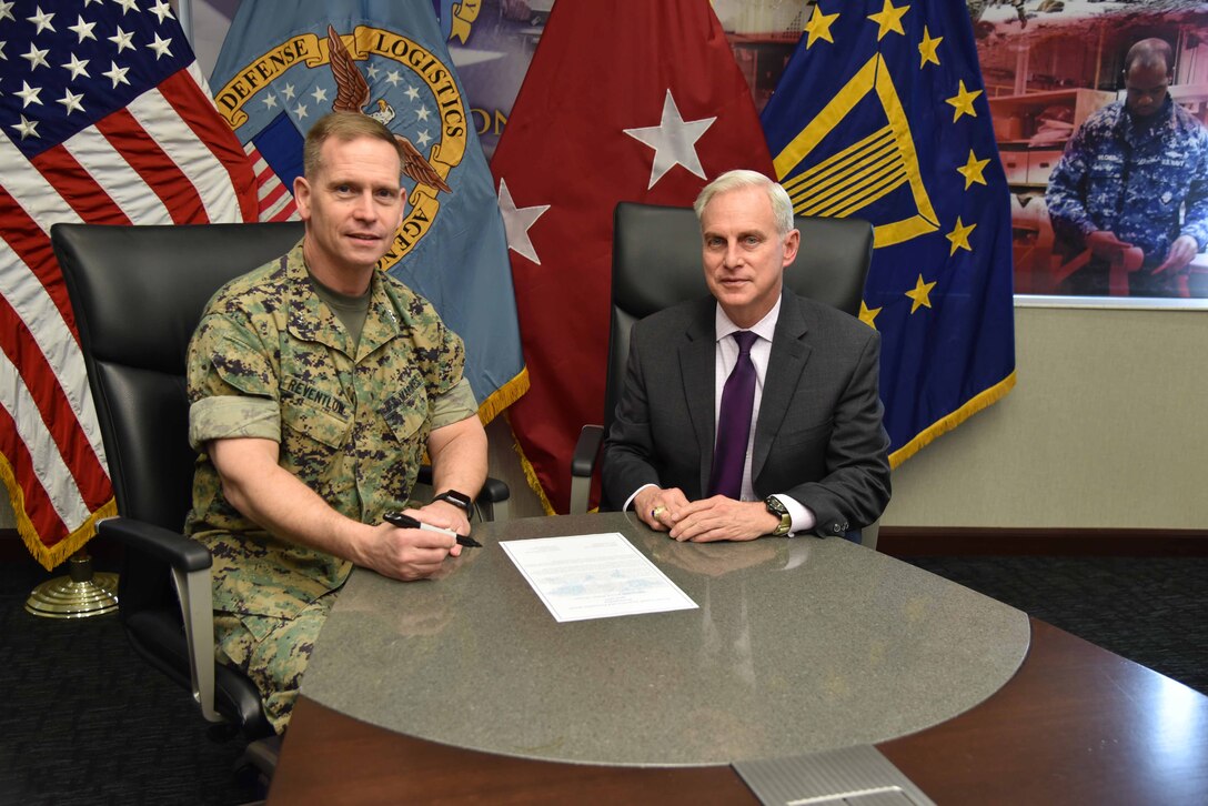 DLA Distribution leadership signs sexual assault prevention proclamation