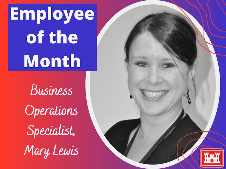Mary Lewis receives Employee of the Month Award for January 2022