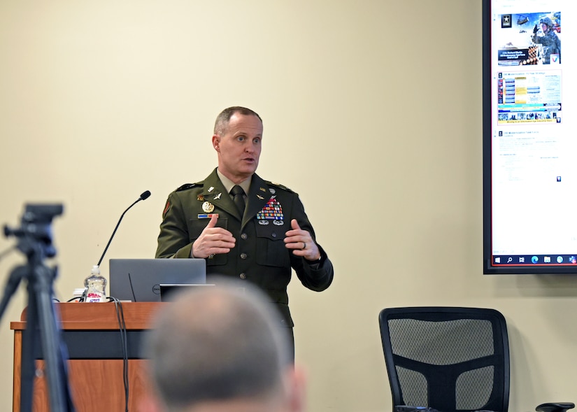 Col. Richard Martin, the deputy director for the U.S. Army Materiel Command Organic Industrial Base Modernization Task Force.