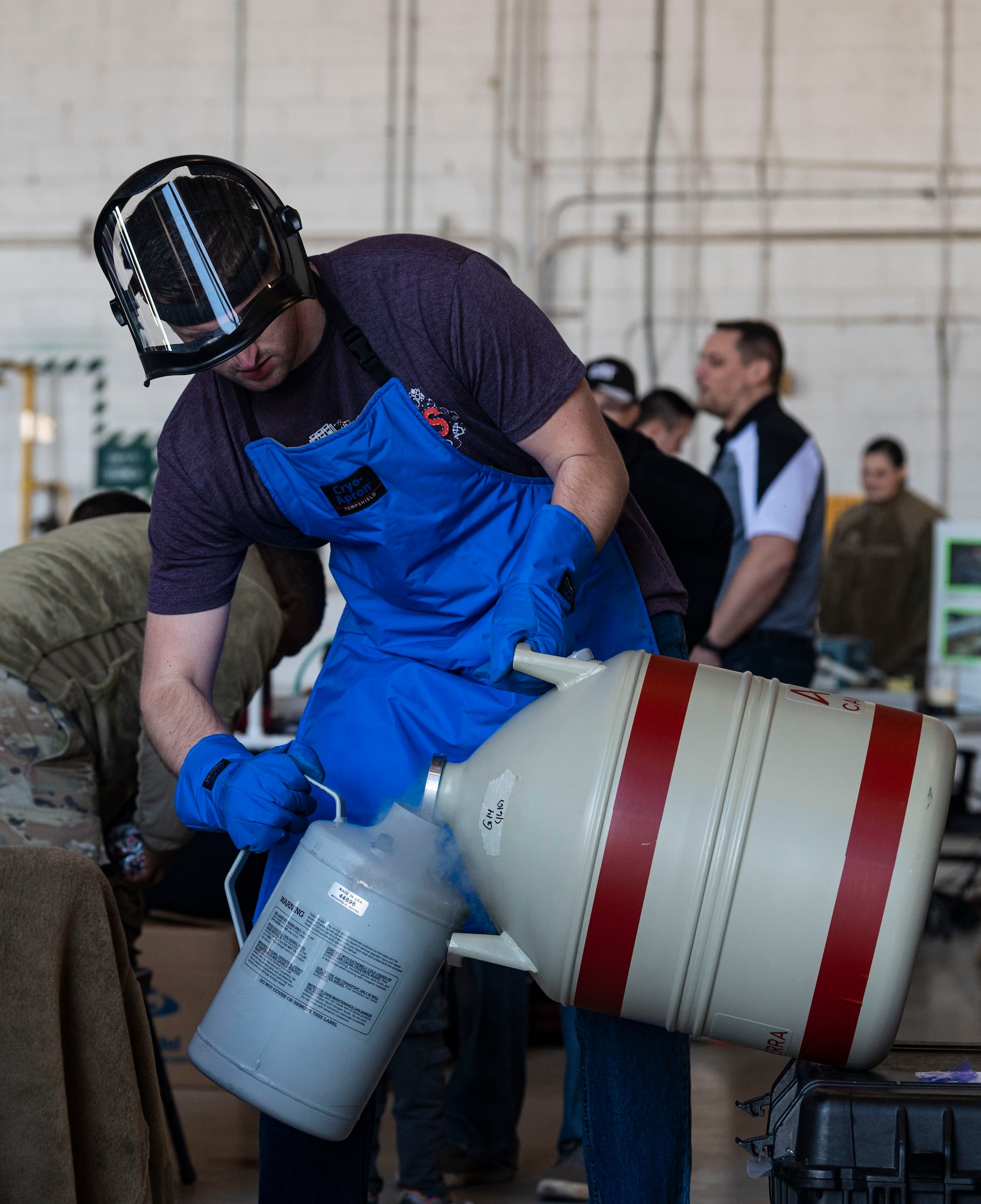 Photo of a person pouring from one container to another
