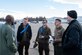 A photo of the 3rd Wing commander visiting with Airmen.