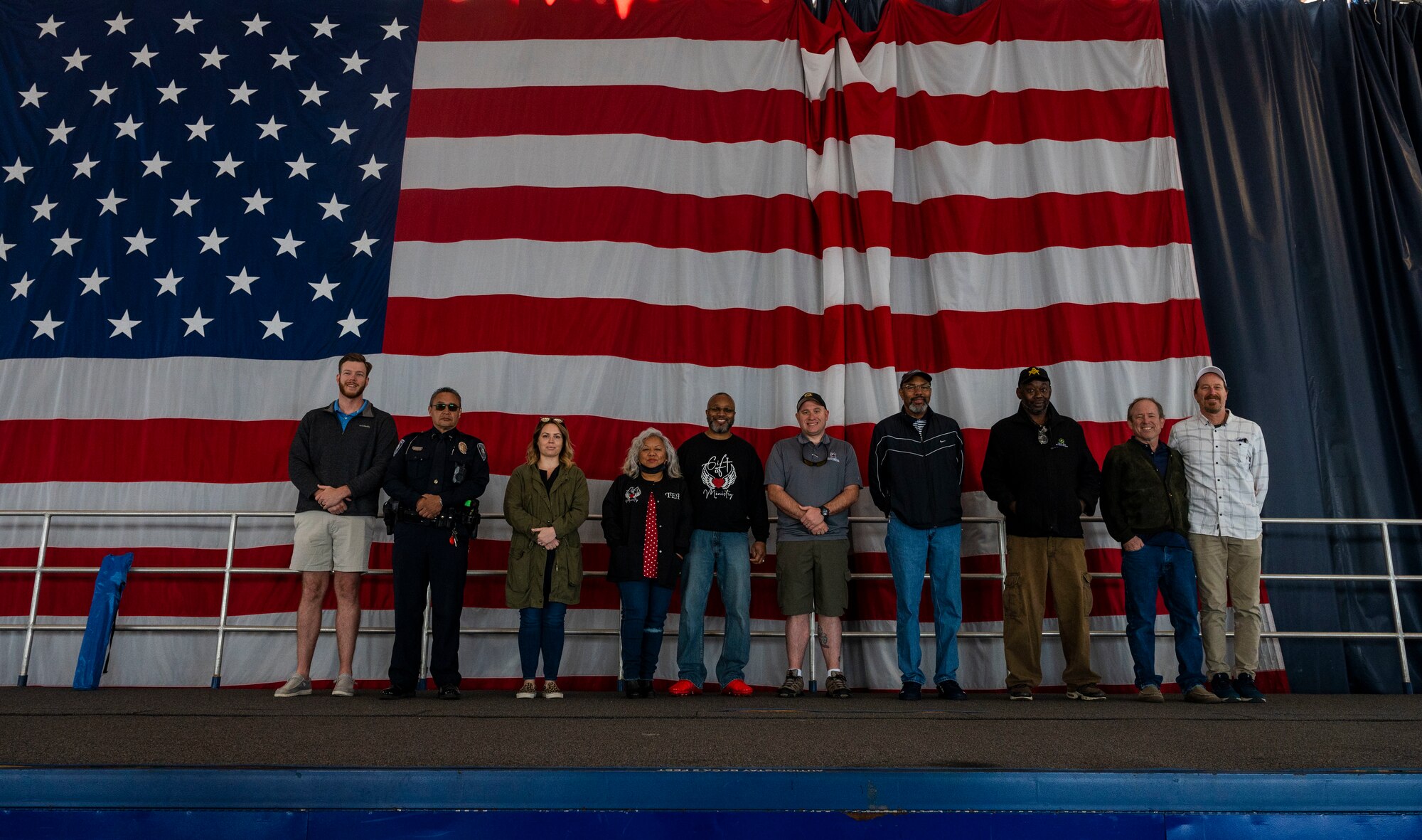 Photo of a group of people on a stage