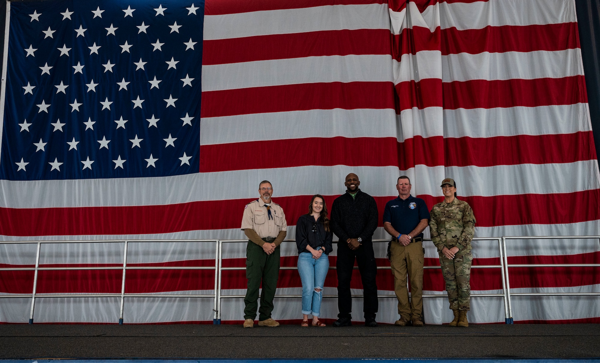 Photo of a group of people on a stage