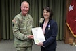 Beth Ann Shuttlesworth, executive assistant to eight of Pennsylvania’s adjutants general during her 35-year career, marked her retirement with a ceremony March 31 at Fort Indiantown Gap. Maj. Gen. Mark Schindler, Pennsylvania’s adjutant general spoke at the ceremony and presented several awards, including a flag flown at the U.S. Capitol, and proclamations from the Pennsylvania House of Representatives and Senate.