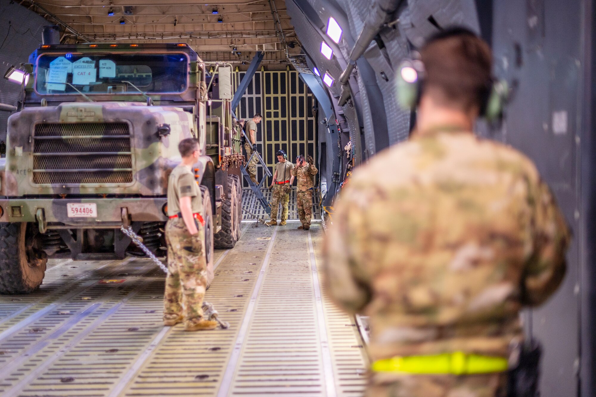 Photos of Travis AFB Airmen performing an MSTT mission