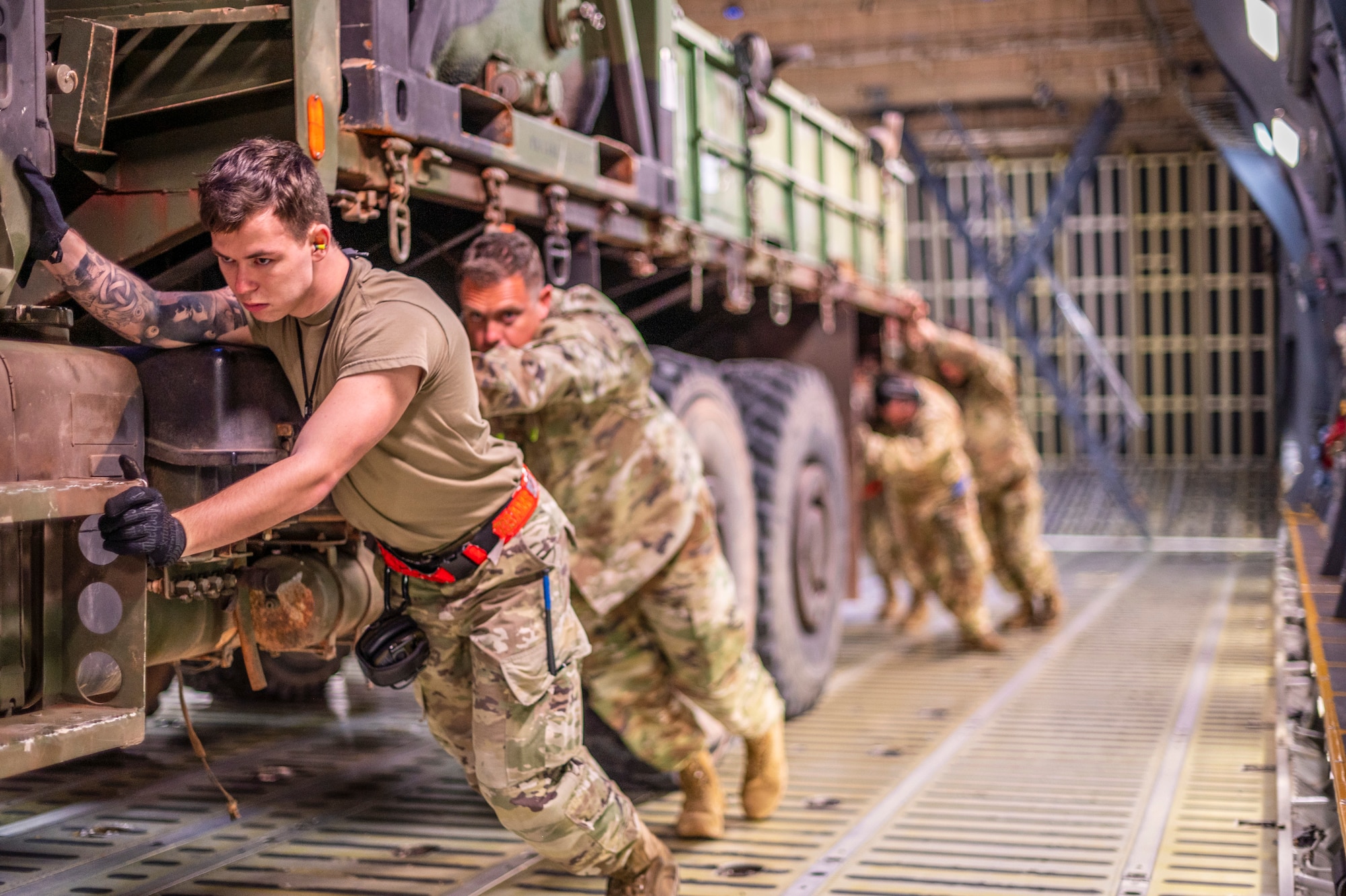 Photos of Travis AFB Airmen performing an MSTT mission