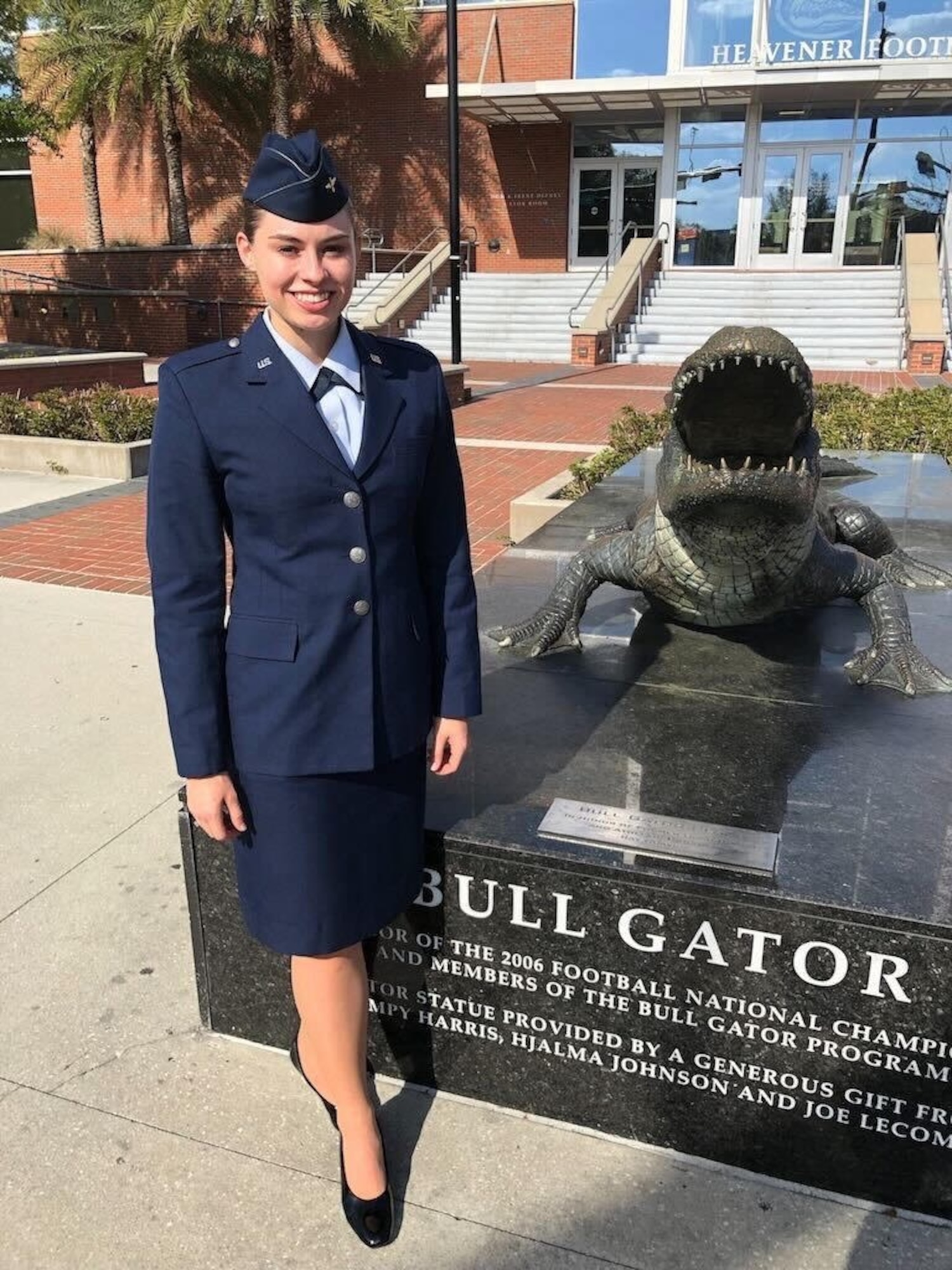 A pilot attends a graduation.