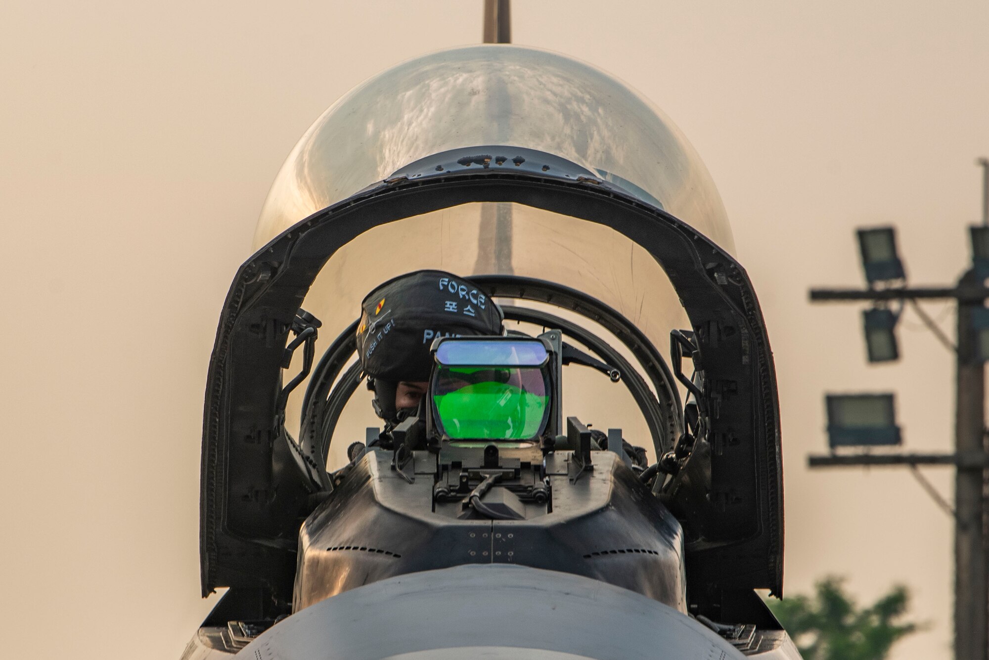 First Lt. Samantha “Force” Colombo, 35th Fighter Squadron pilot, prepares to fly an F-16 Fighting Falcon during Cope Tiger 2022 at Korat Royal Thai Air Base, Thailand, March 18,2022. Colombo is currently the only female fighter pilot at Kunsan Air Base, Republic of Korea. (U.S. Air Force photo by Staff Sgt. Jesenia Landaverde)