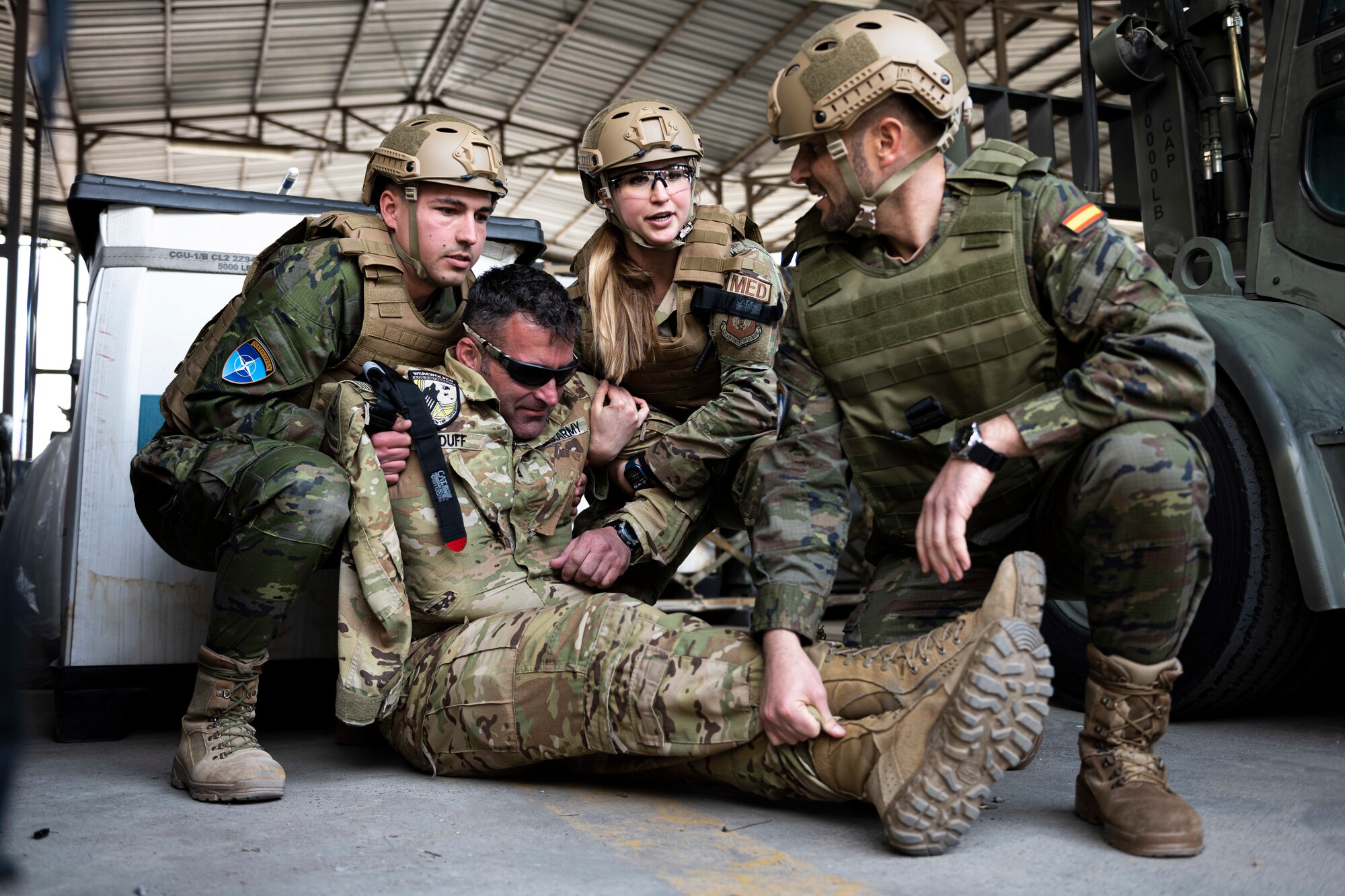 The 39th Medical Group hosted a Tactical Combat Casualty Care course open to various NATO partners at Incirlik Air Base, Turkey, March 25-26, 2022. During the course, participants learned to implement medical care under fire, tactical field care, and tactical evacuation during combat situations. The course facilitated partnerships with various NATO and joint forces, improved medical readiness, exposed medics to a unique and challenging environment and prepared both medics and non-medics to care for patients in hazardous conditions. The 39th MDG plans to provide these trainings regularly to continue bolstering partnerships and coordination among diverse teams, further expanding participants’ capabilities in the field and understanding of TCCC operations.