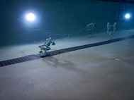 IMAGE: An underwater look at unmanned robots created by local students. The teams competing at the regional SeaPerch competition maneuvered their work through both a challenge course and an underwater obstacle.