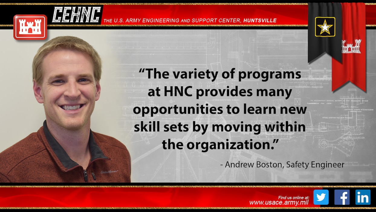 "The variety of programs at HNC provides many opportunities to learn new skill sets by moving within the organization." - Andrew Boston