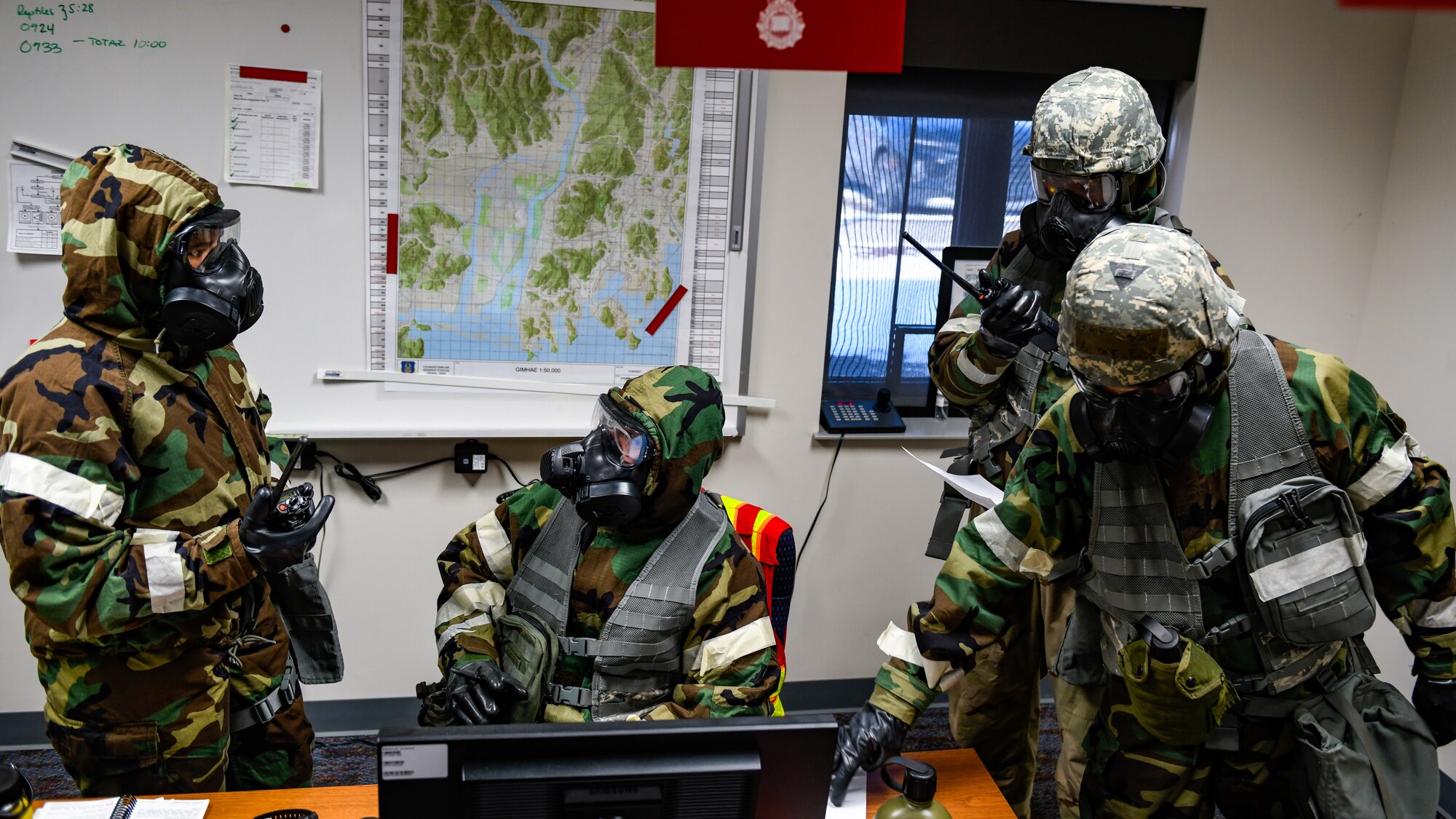 The 910th Civil Engineer Squadron’s emergency management flight conducted a chemical, biological, radiological, nuclear and high-yield explosives response training event on March 14, 2022, at Youngstown Air Reserve Station, Ohio.