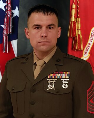 Battery First Sergeant, Headquarters Battery, 2d Battalion 14th Marine Regiment
