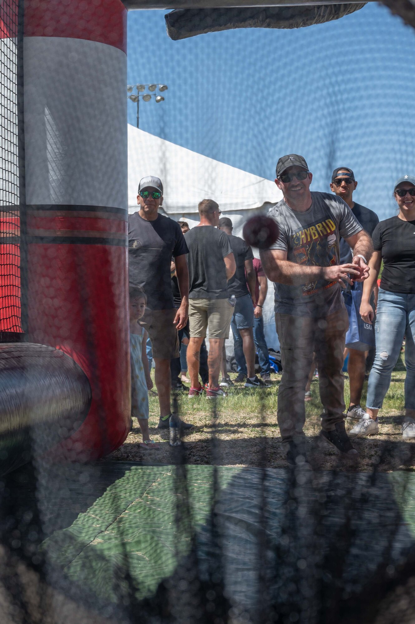 Airmen from the 162nd Wing enjoy time with their families during the 2022 Wing Family Day festivities held Pima Community College’s Desert Vista Campus on April 3.