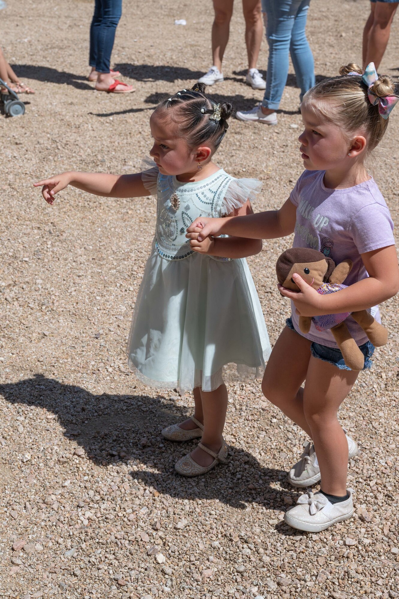 Airmen from the 162nd Wing enjoy time with their families during the 2022 Wing Family Day festivities held Pima Community College’s Desert Vista Campus on April 3.