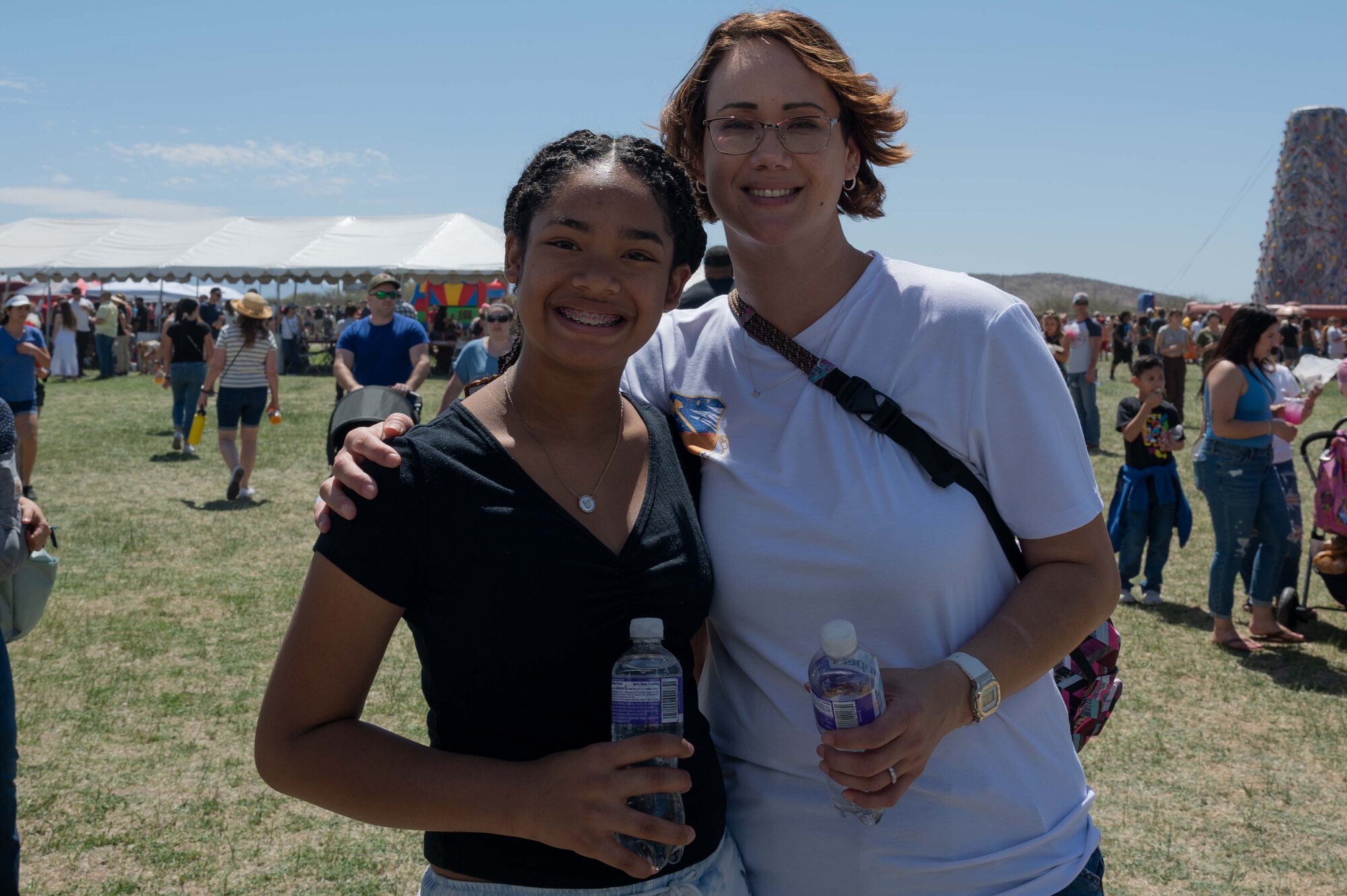 Airmen from the 162nd Wing enjoy time with their families during the 2022 Wing Family Day festivities held Pima Community College’s Desert Vista Campus on April 3.