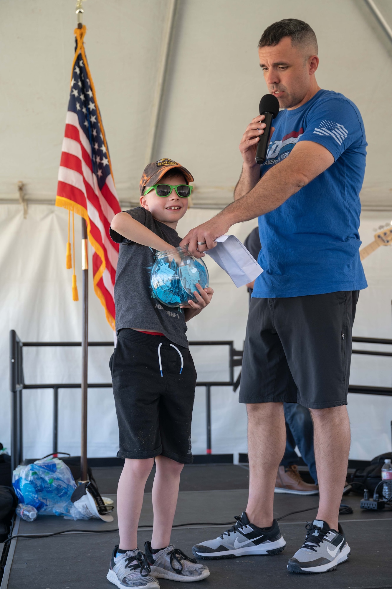 Airmen from the 162nd Wing enjoy time with their families during the 2022 Wing Family Day festivities held Pima Community College’s Desert Vista Campus on April 3.