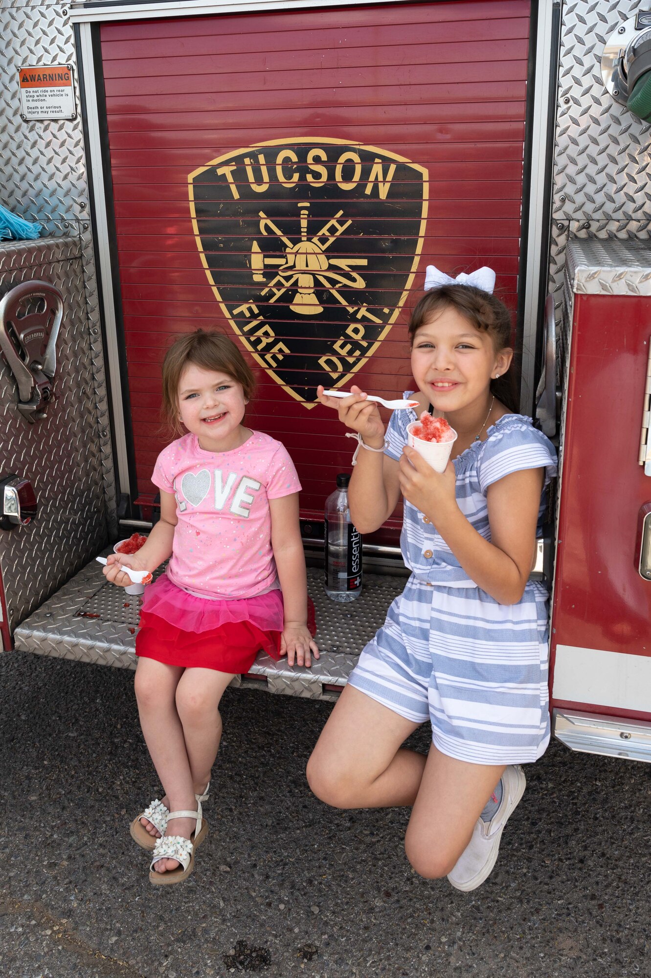 Airmen from the 162nd Wing enjoy time with their families during the 2022 Wing Family Day festivities held Pima Community College’s Desert Vista Campus on April 3.