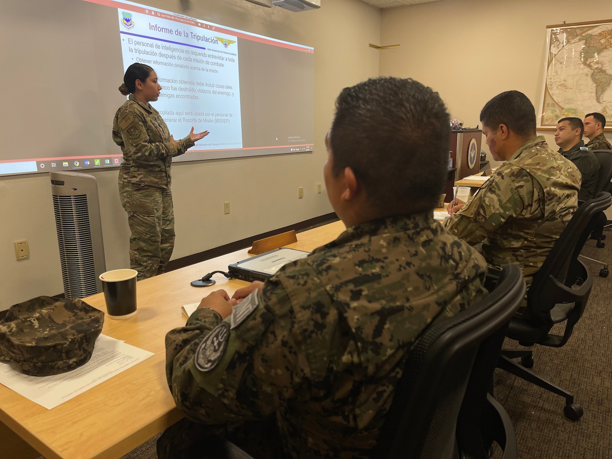 IAAFA instructor teaches ISR Fundamentals class