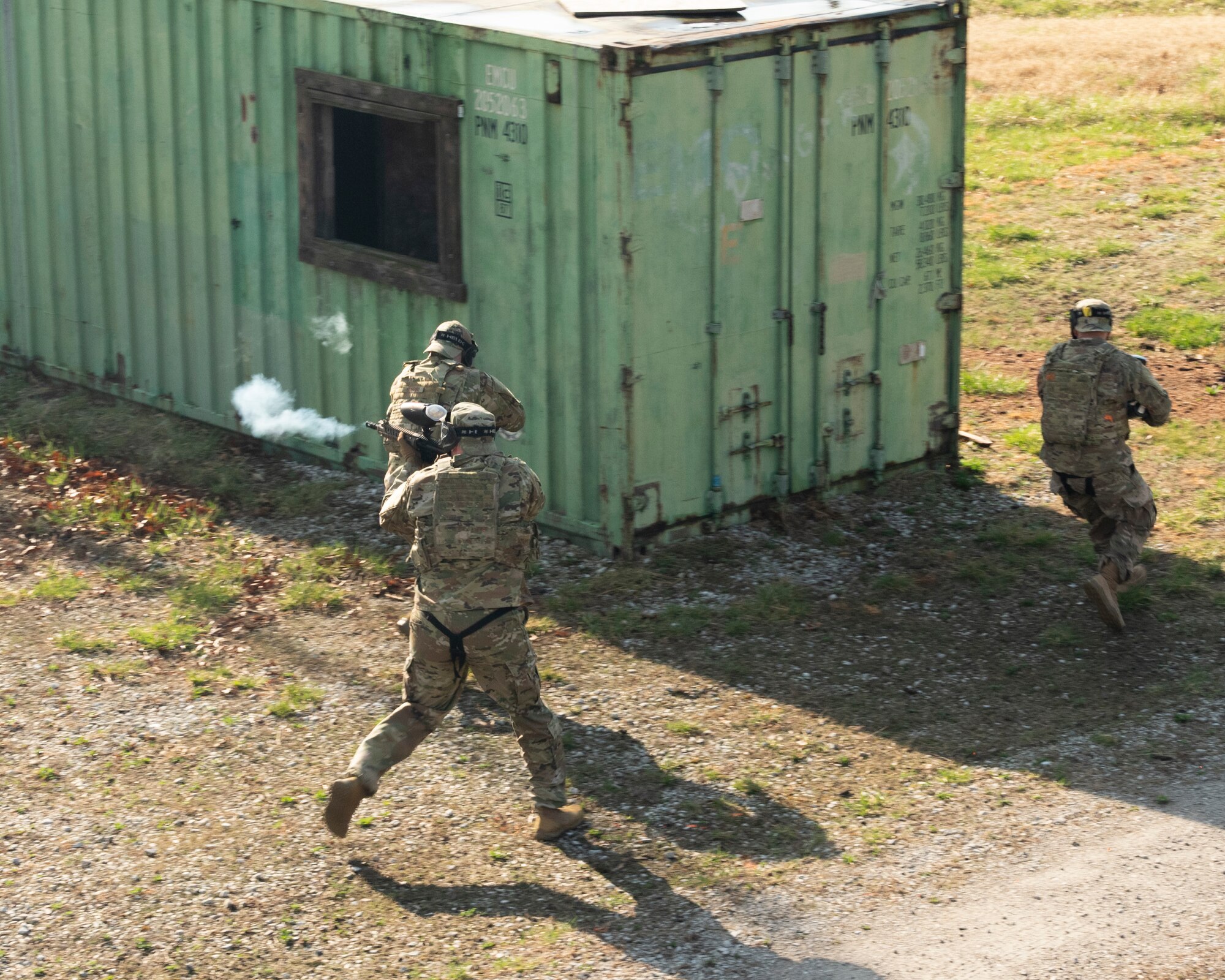 442d SFS trains at Camp Clark