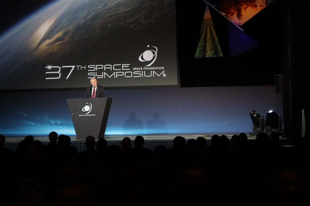 SECAF Kendall speaks at Space Symposium