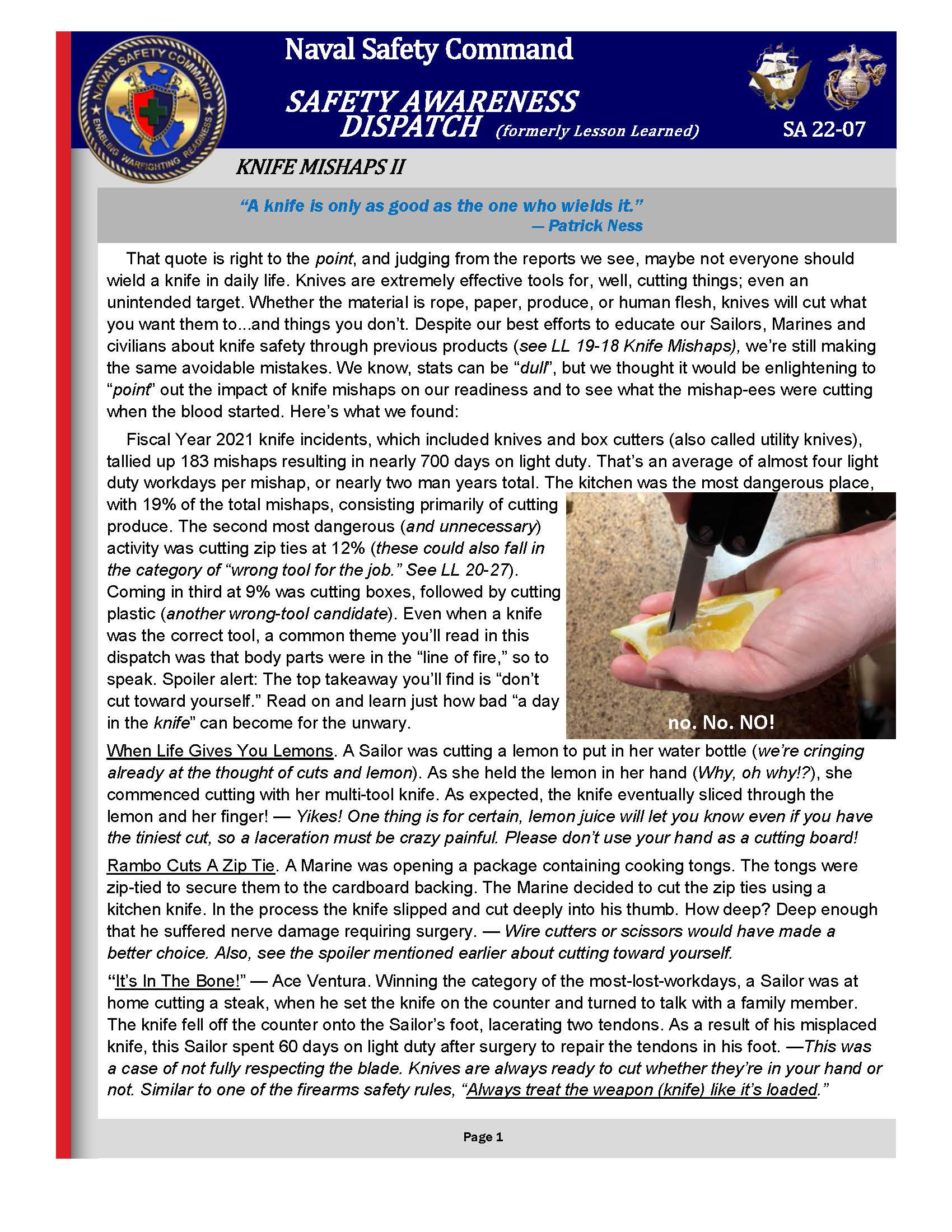 Looking for Lessons Learned? The Name Has Changed, but the Focus