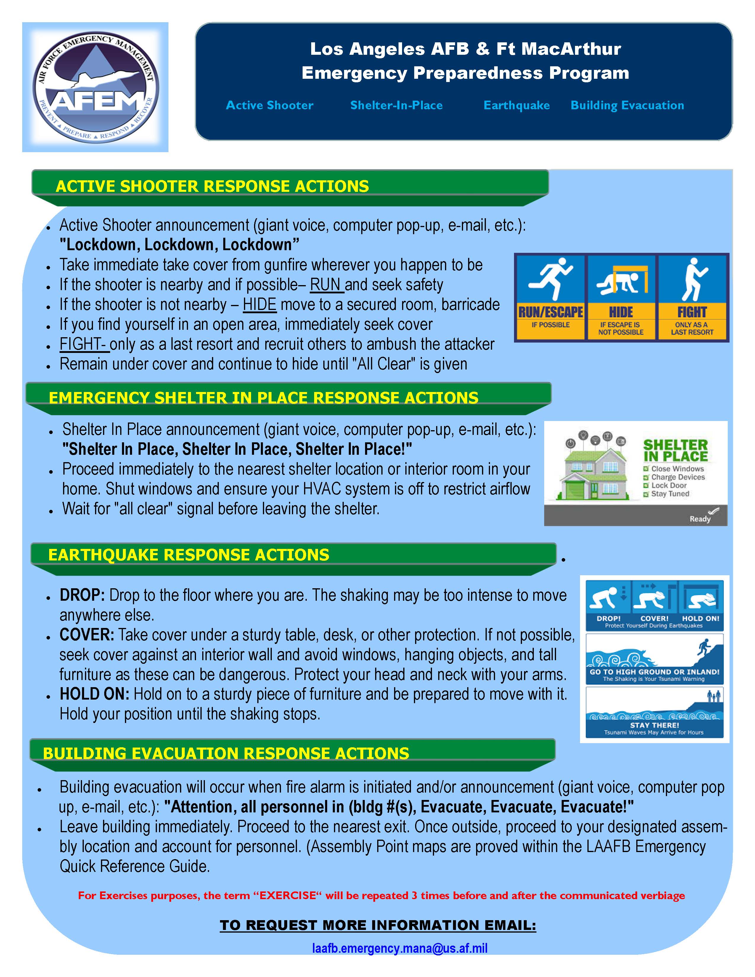 Los Angeles AFB to Conduct Emergency Response Exercise > Los Angeles